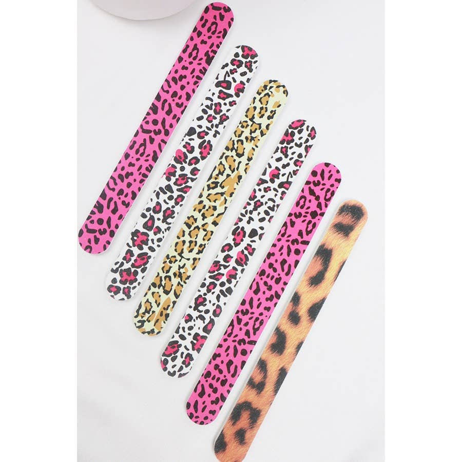 Leopard Nail File Set