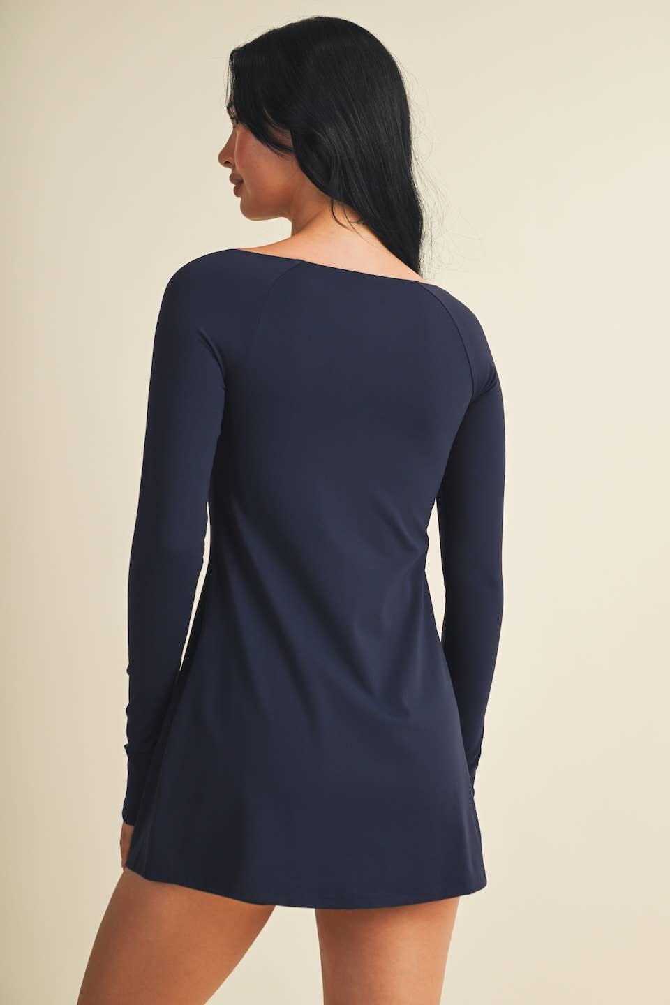 Long Sleeve Sweetheart Dress