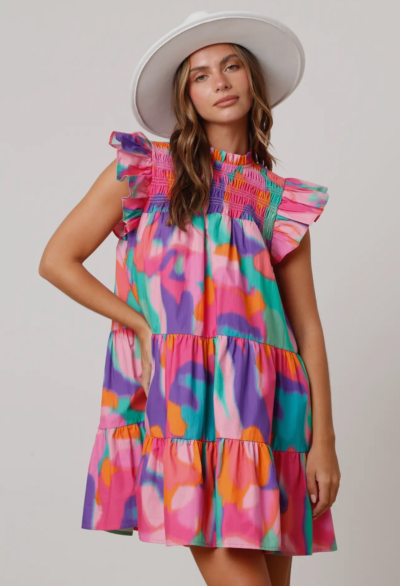 Loving Spring Tiered Dress