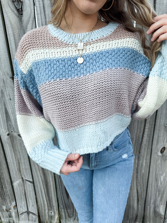 Love Colorblock Sweater