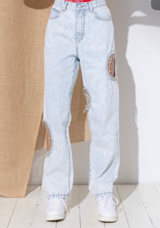 Diamond Drip Jeans