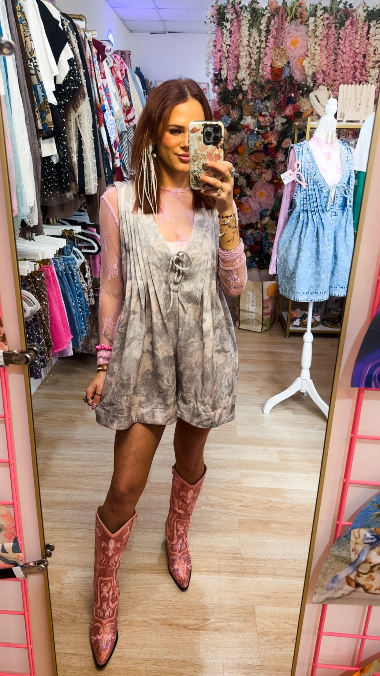 Camo Tie Romper