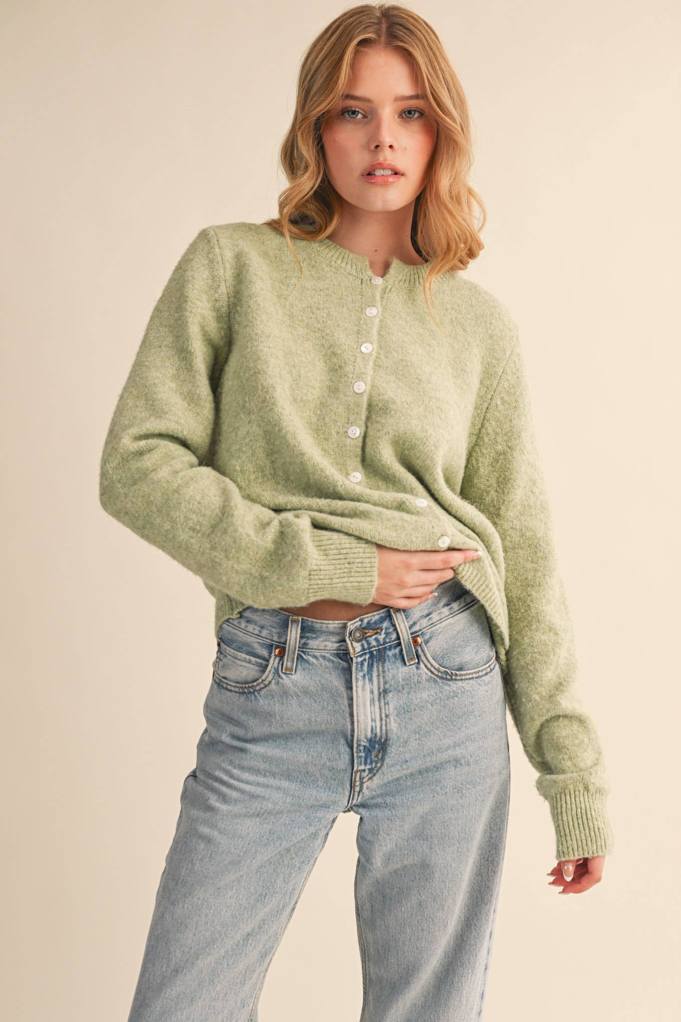 MARLED KNIT SWEATER CARDIGAN MSW11248