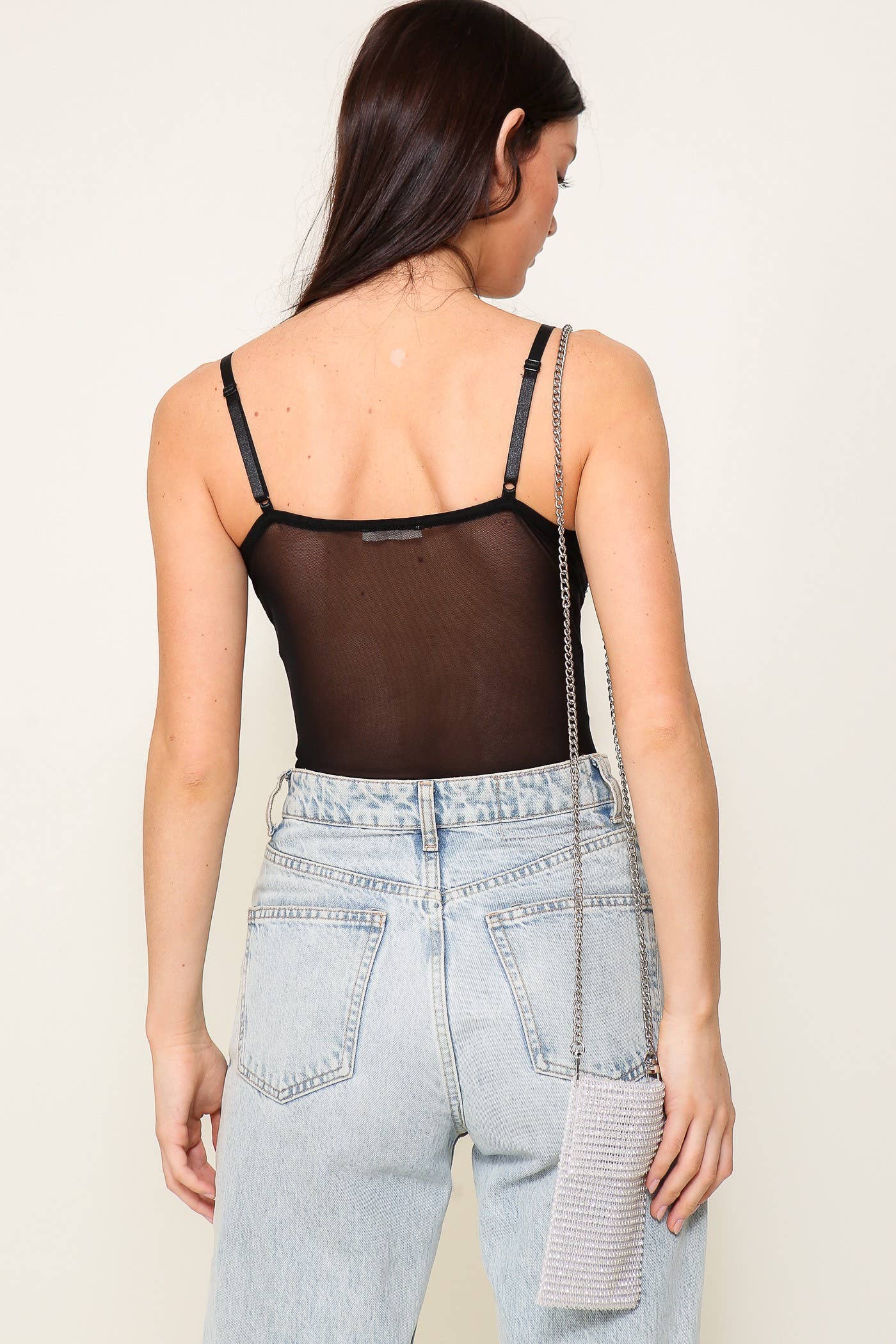 Rhinestone Mesh Bodysuit 3