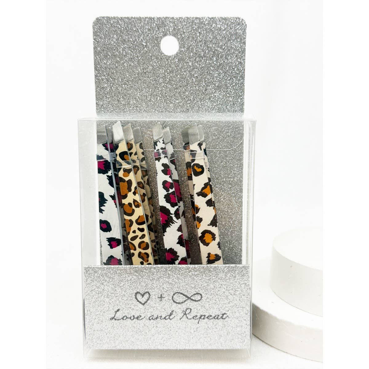 Professional Leopard Eyebrow Tweezer
