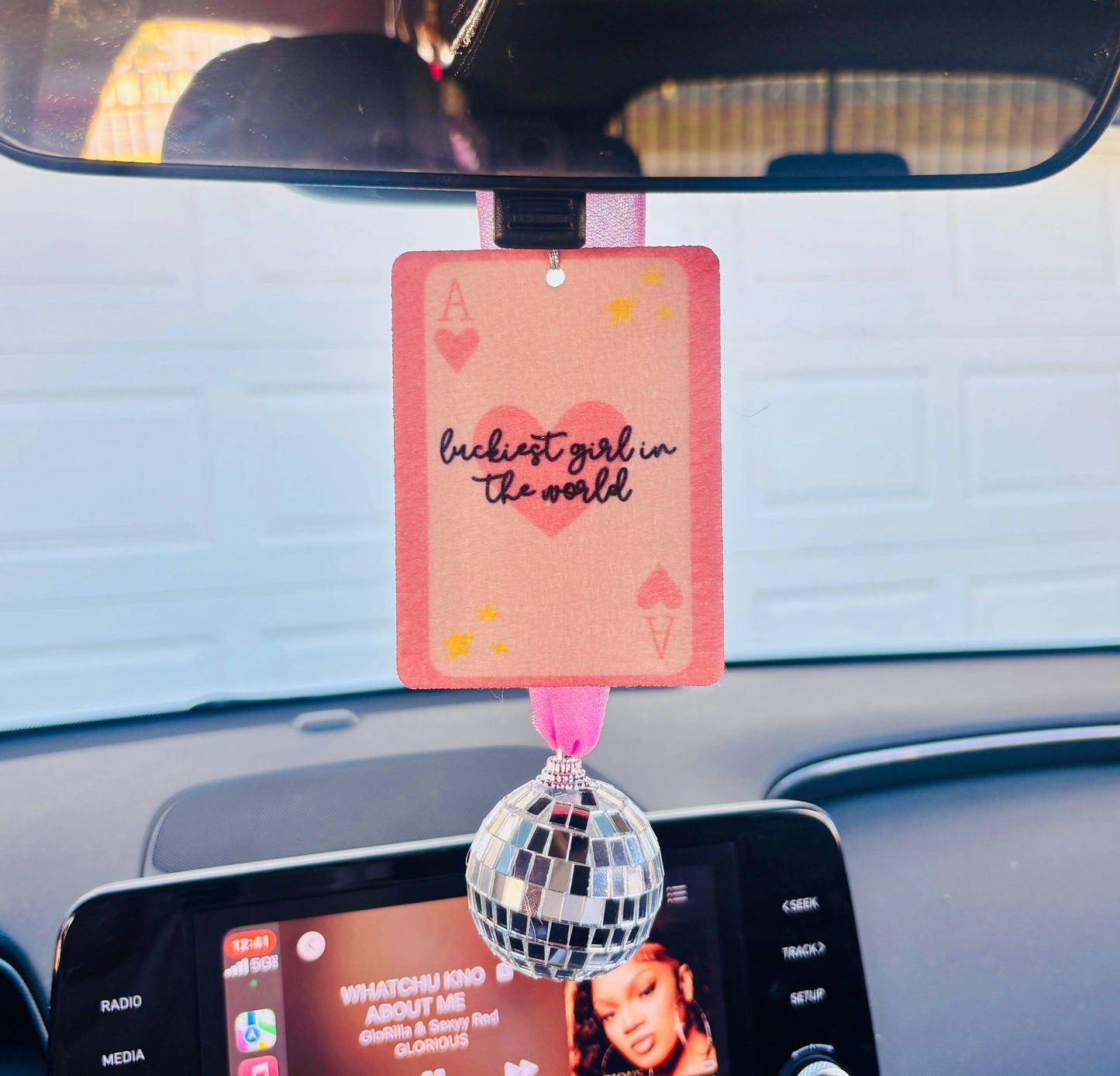 Coquette Felt Freshie Car Freshie