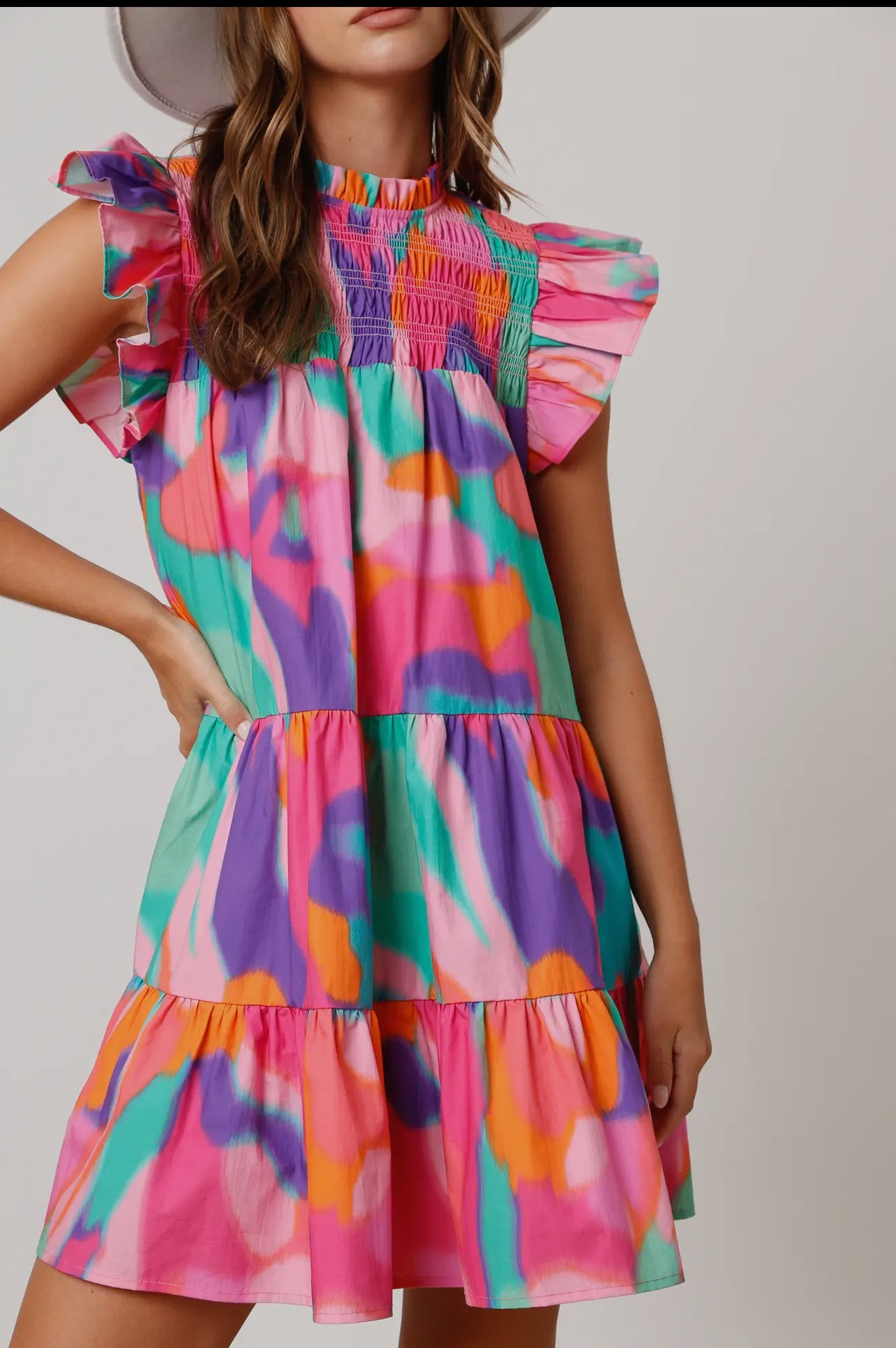 Loving Spring Tiered Dress