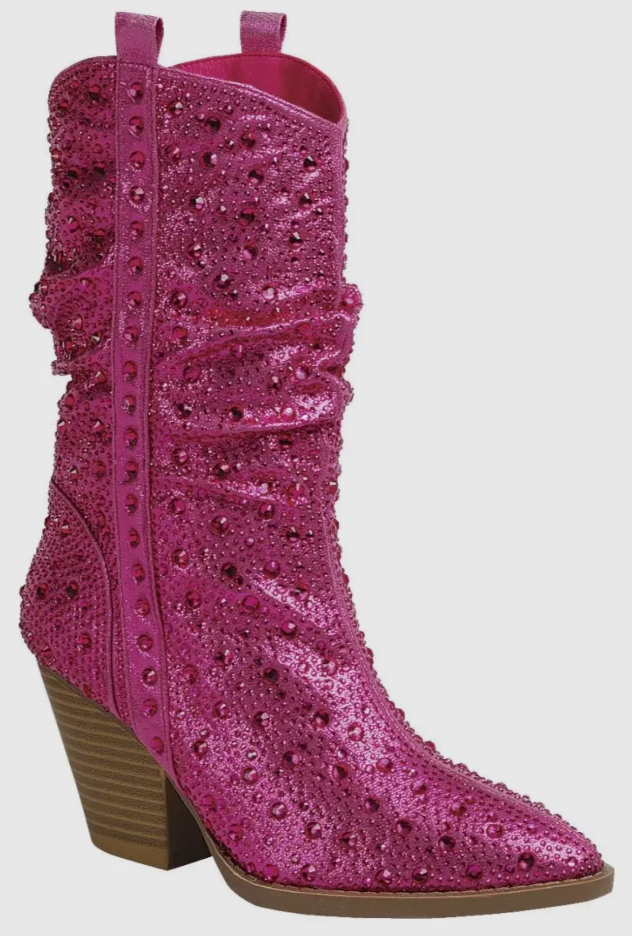 That Girl Calf Boots (Fuschia + Pearl)