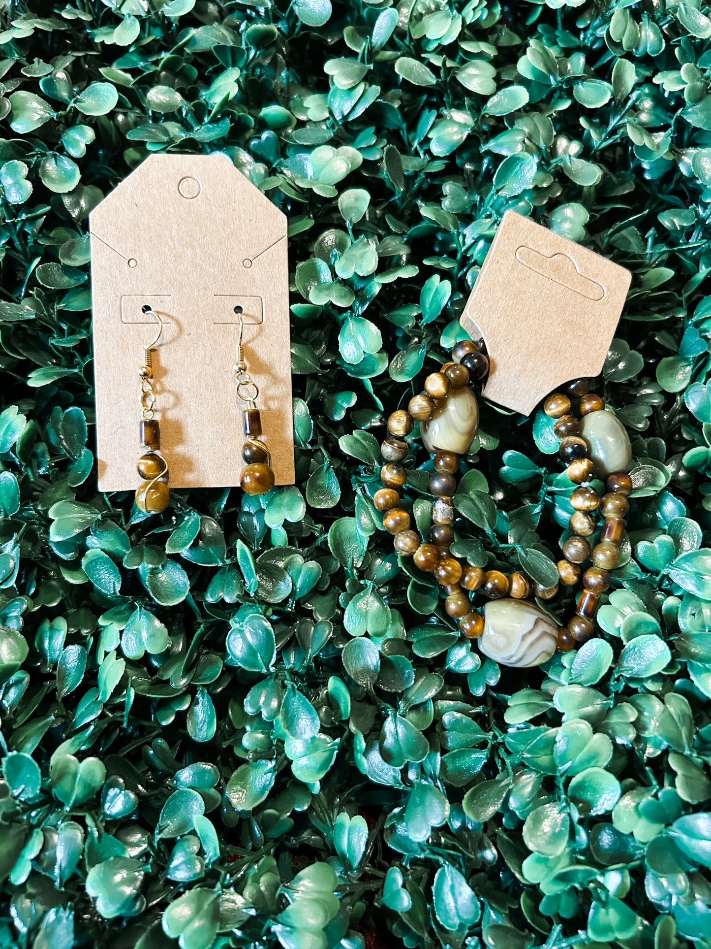Beach Girl Earrings & Bracelet Set