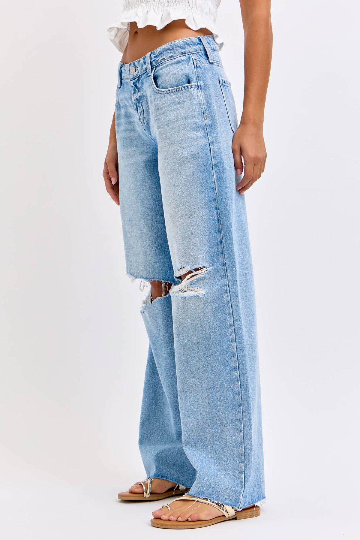 Low Rise Wide Leg