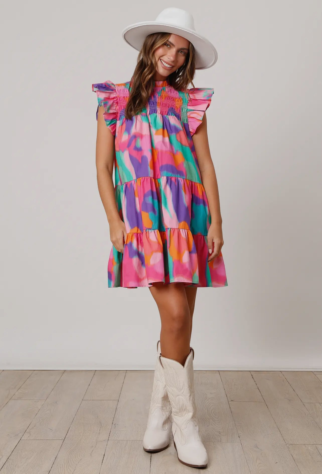 Loving Spring Tiered Dress