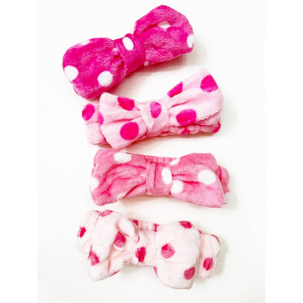 Pink Shades of Polkadot Facial Spa Headband