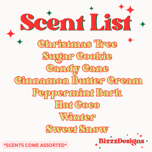Christmas | Grinch | Felt Freshie | Christmas Felt Freshies - Set of 10