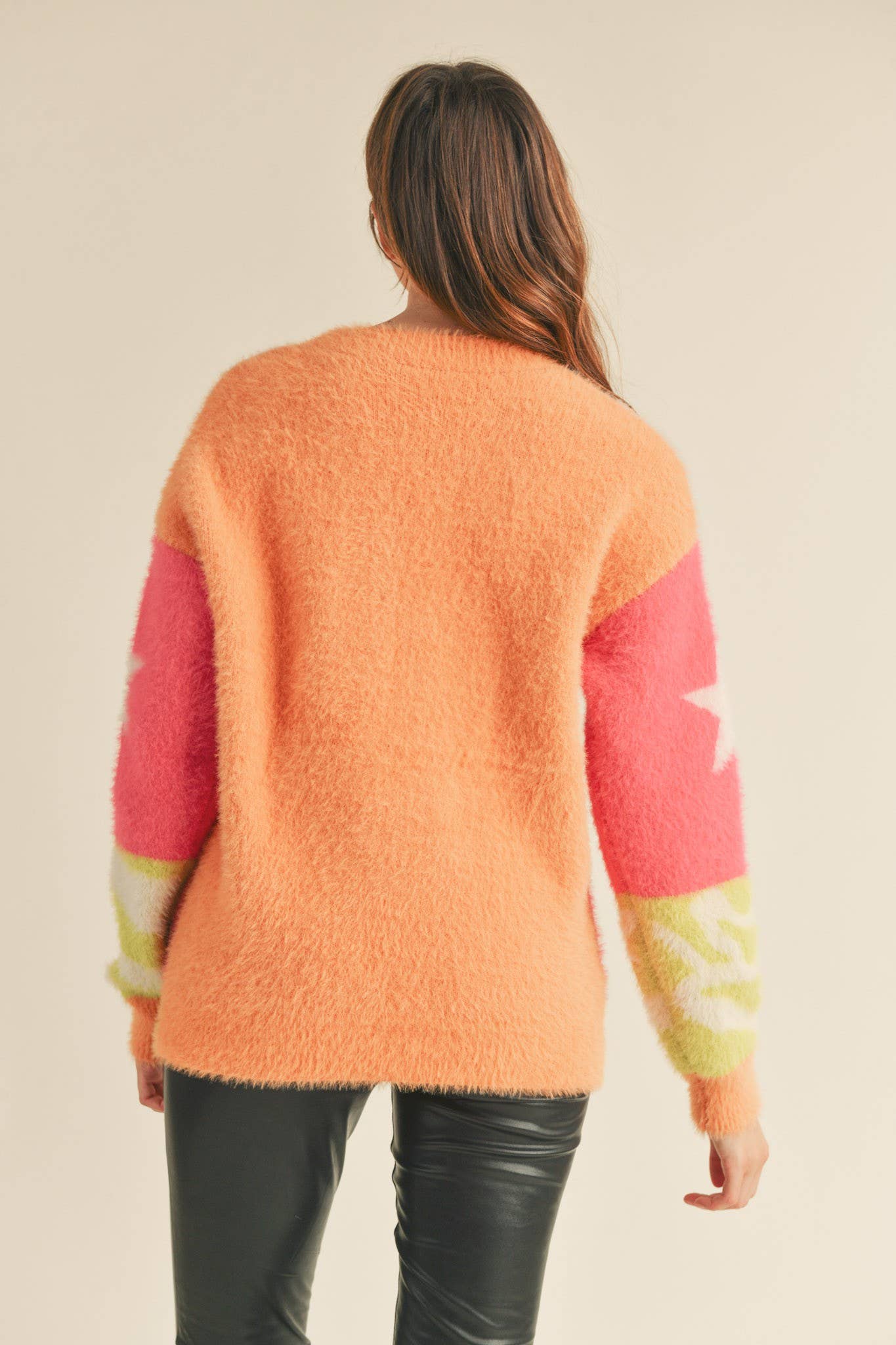 Fuzzy Fun Star Sweater