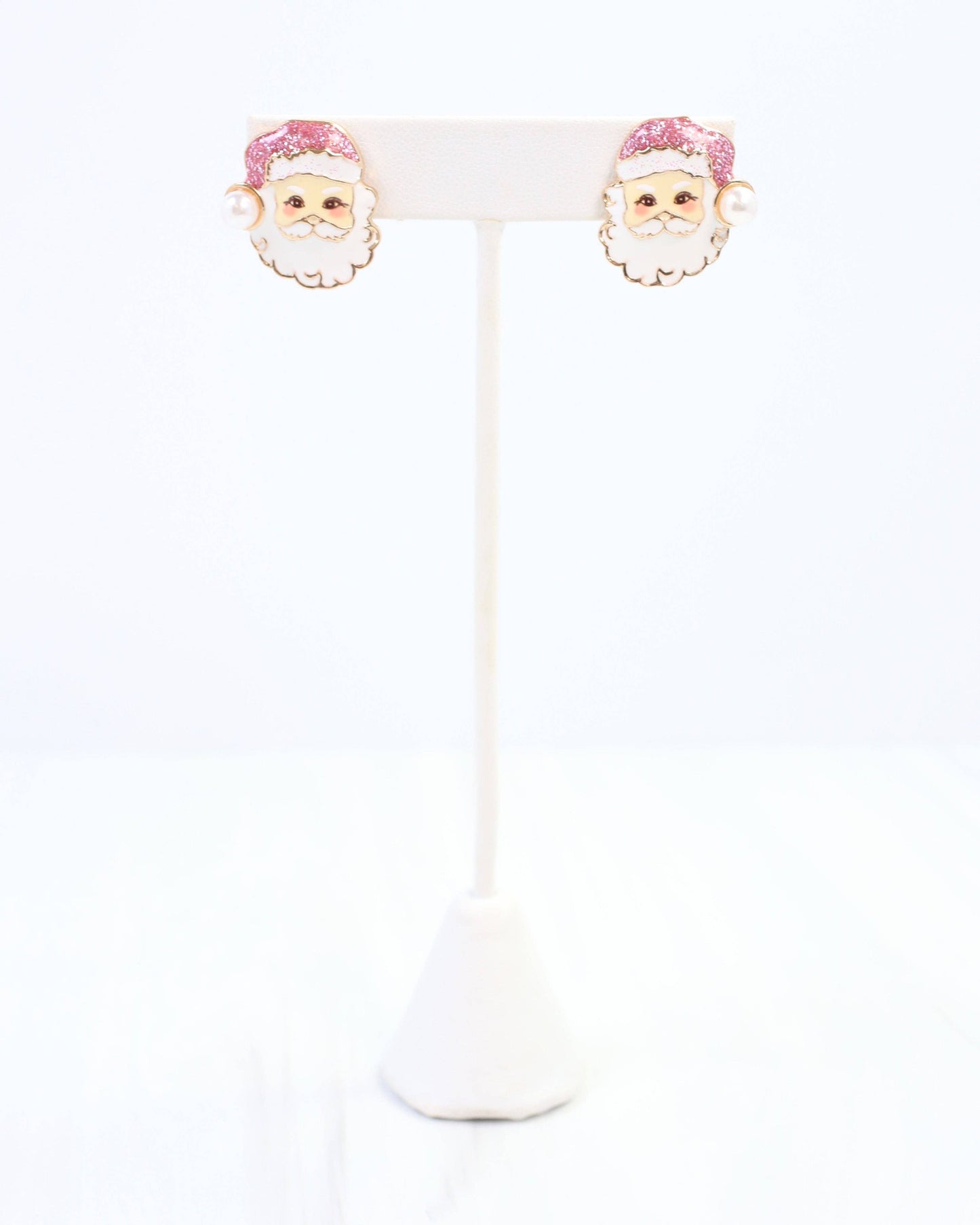 I Believe Santa Earring Pink