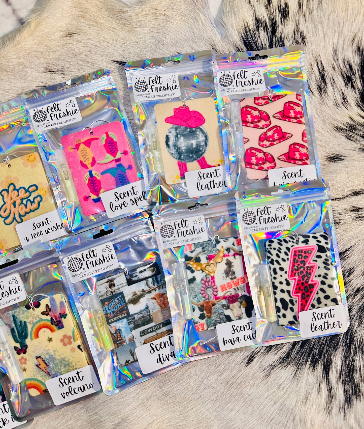 Western Car Freshies | Western Air Freshener - Bundle of 10