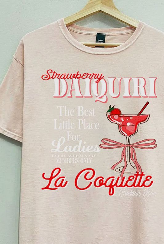 Strawberry Daiquiri Oversized Tee