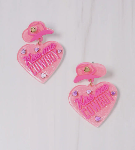 Kiss Me Cowboy Earrings