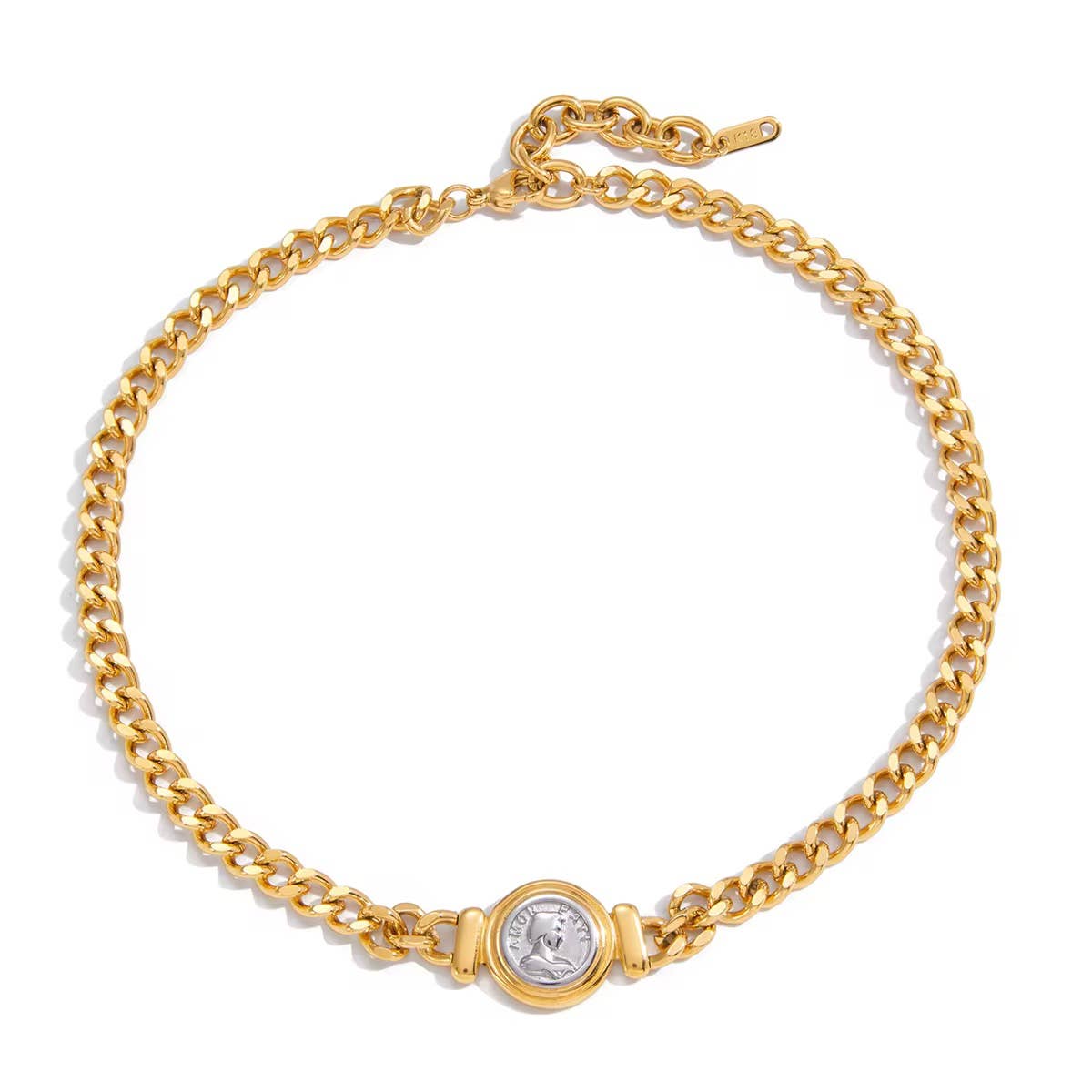 Coin Necklace Water Resistant