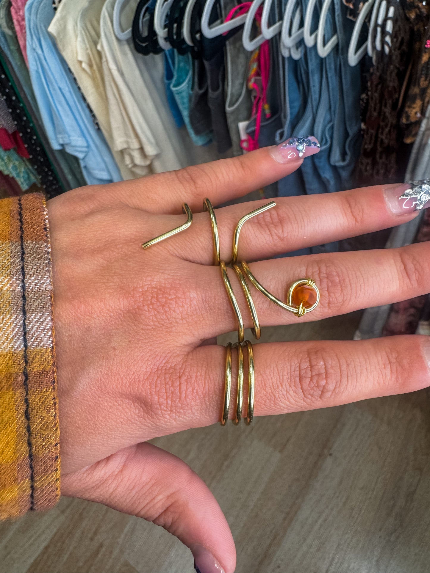 Tarnish Free Wrap Rings