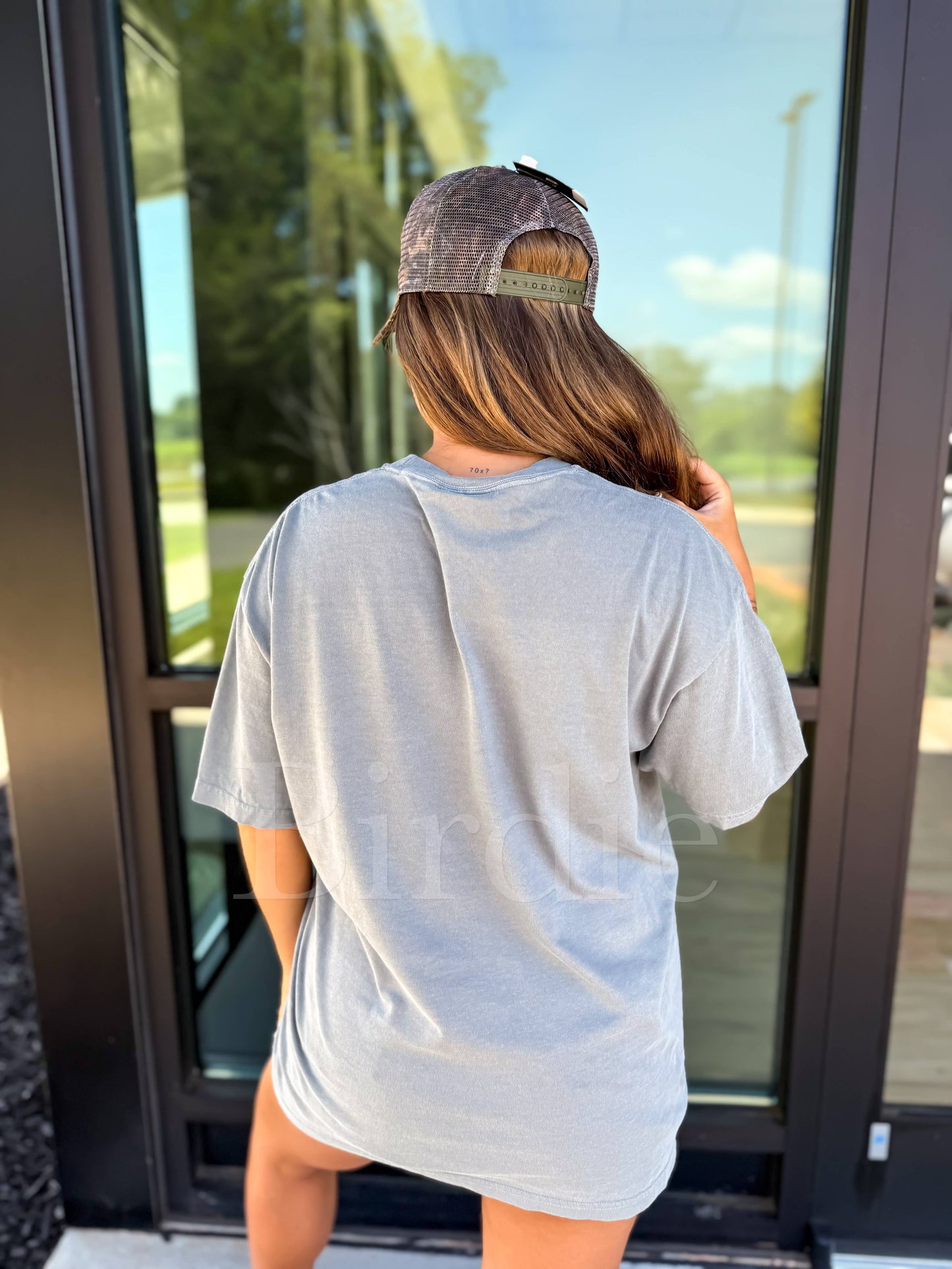 Michael Myers Heart Gray Graphic Tee