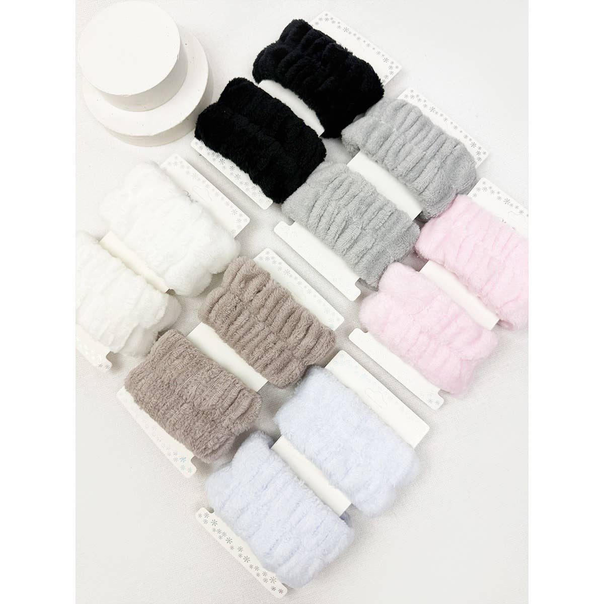 Neutral Tone Wrist Bands Towel Set