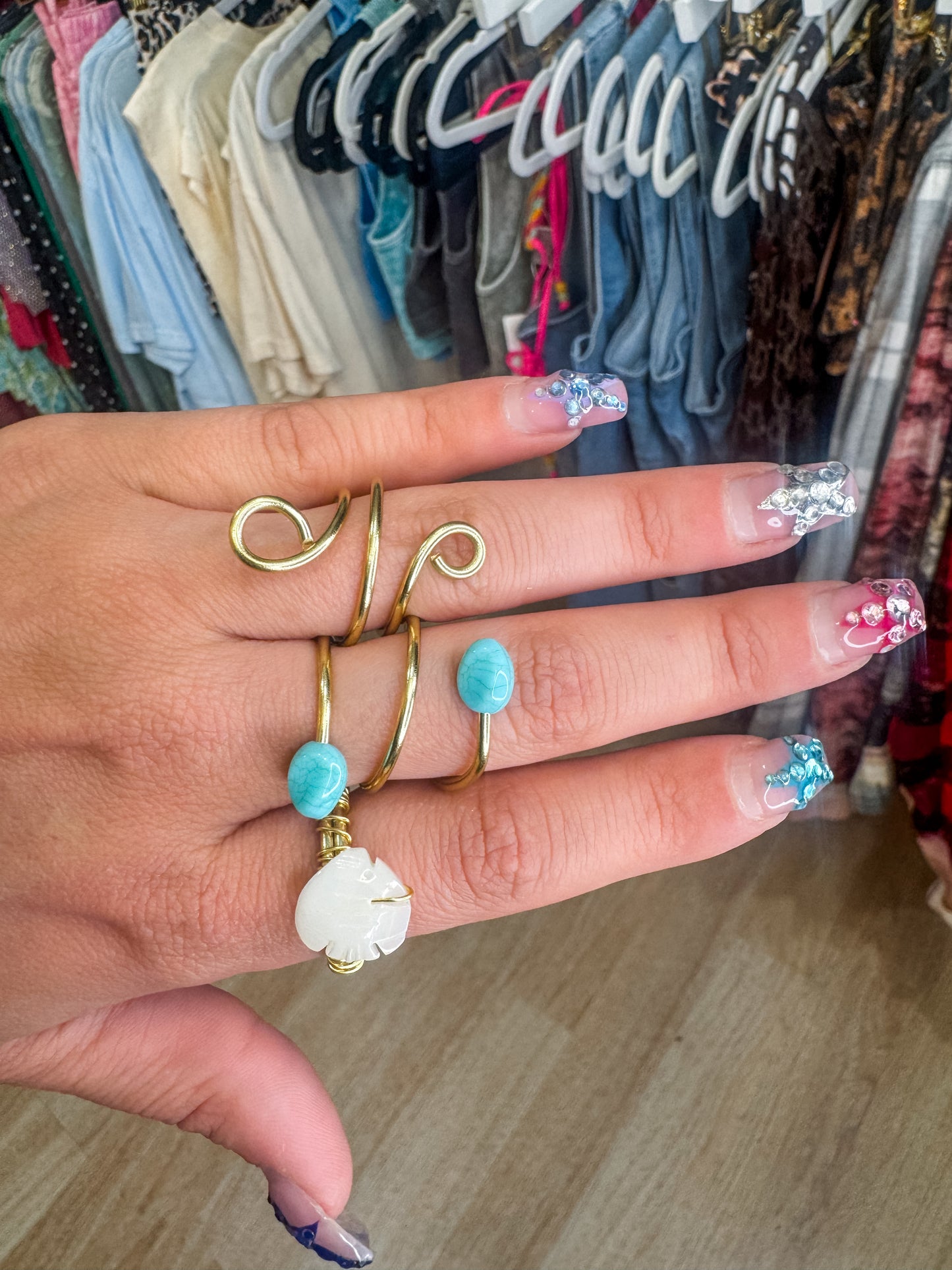 Tarnish Free Wrap Rings