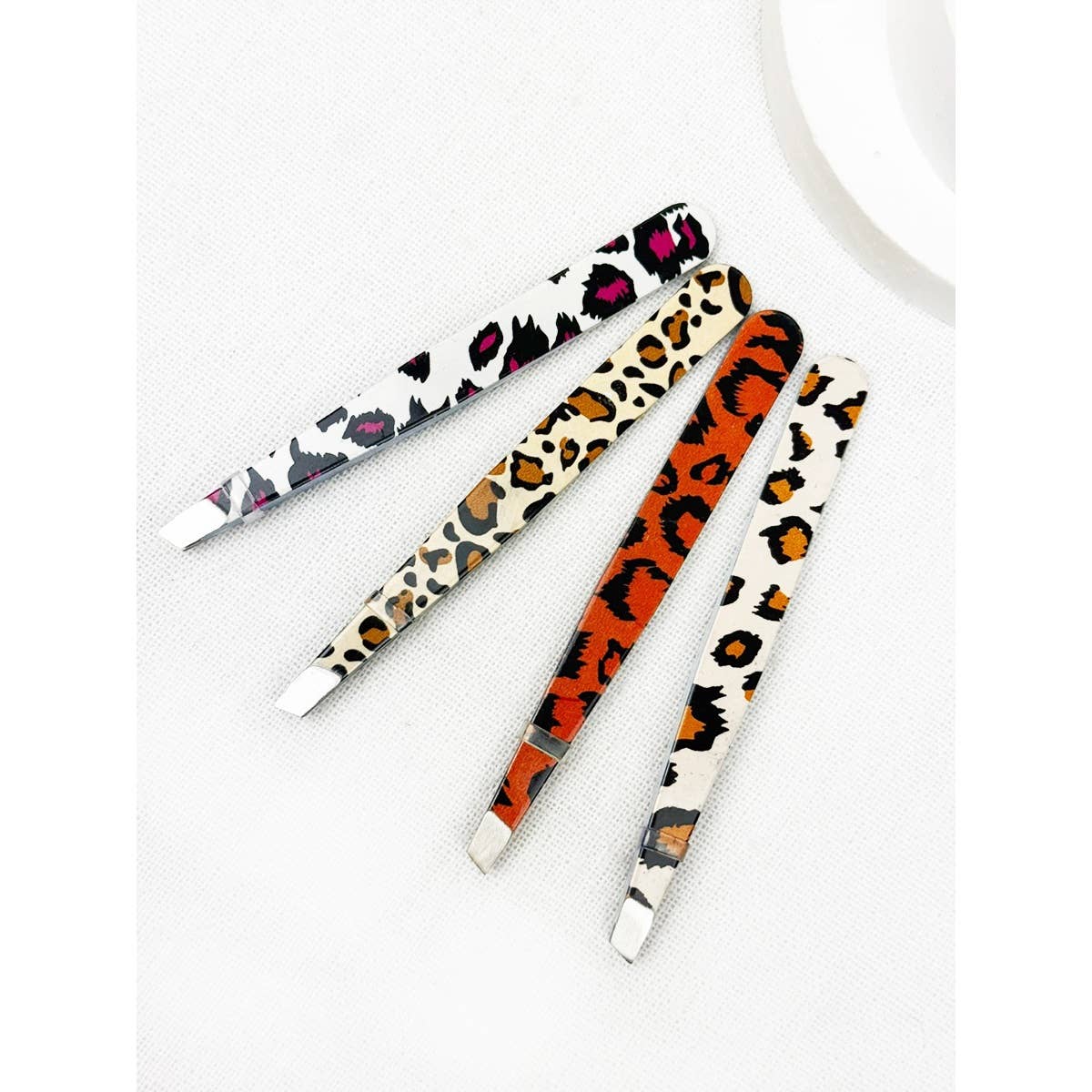 Professional Leopard Eyebrow Tweezer