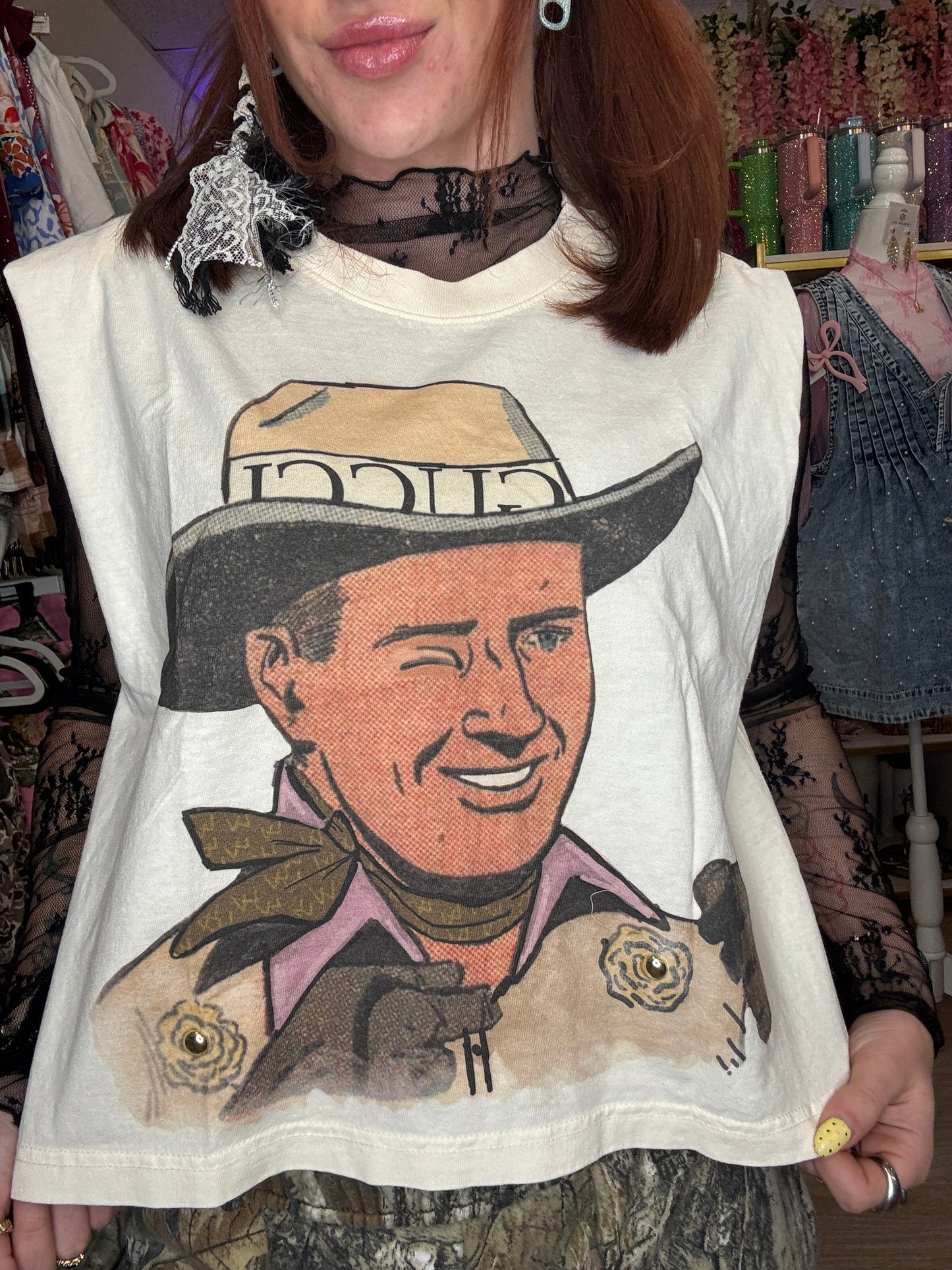 Designer Cowboy Tee & Muscle Tank