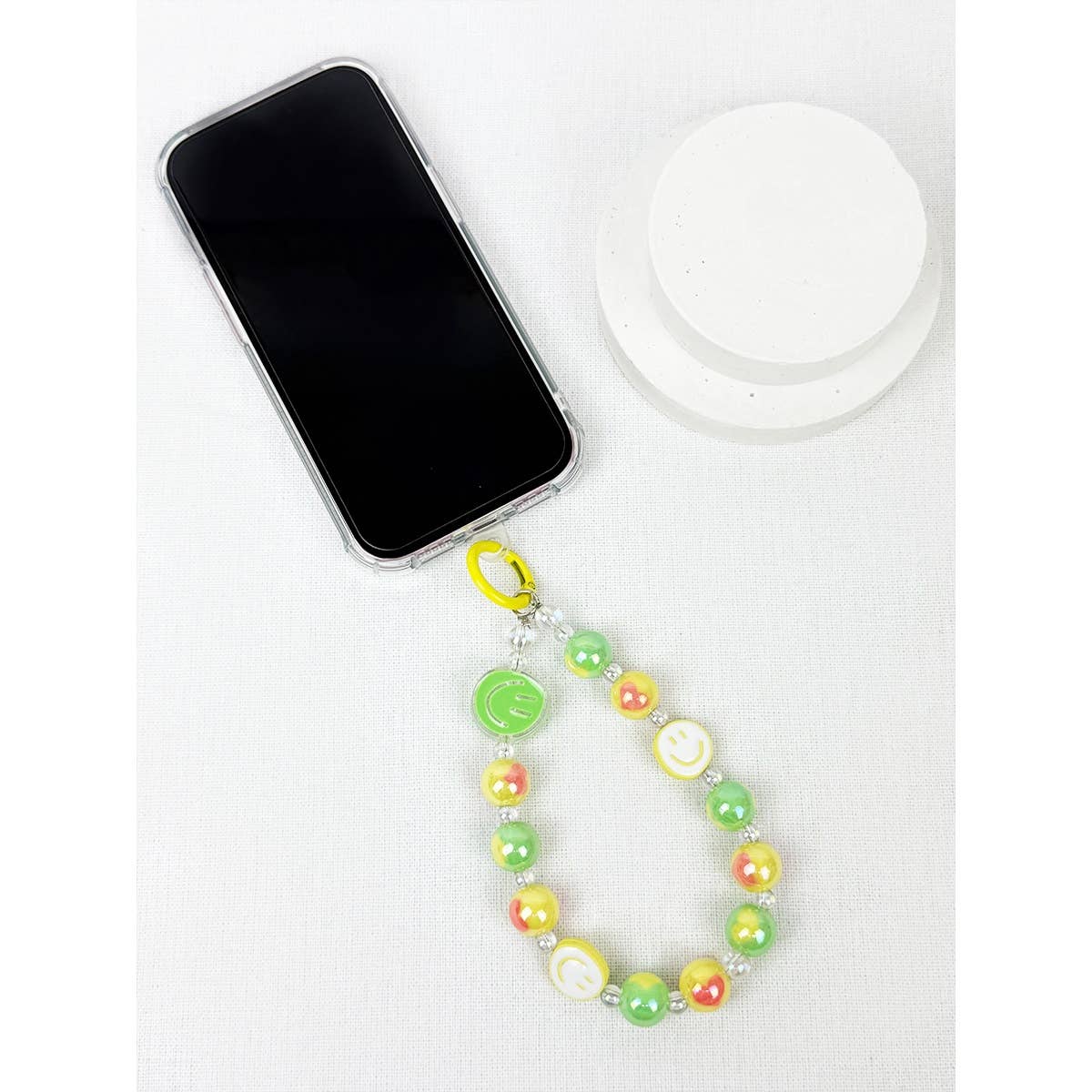 Green Palette Mixed Charm keychain and wrist strap
