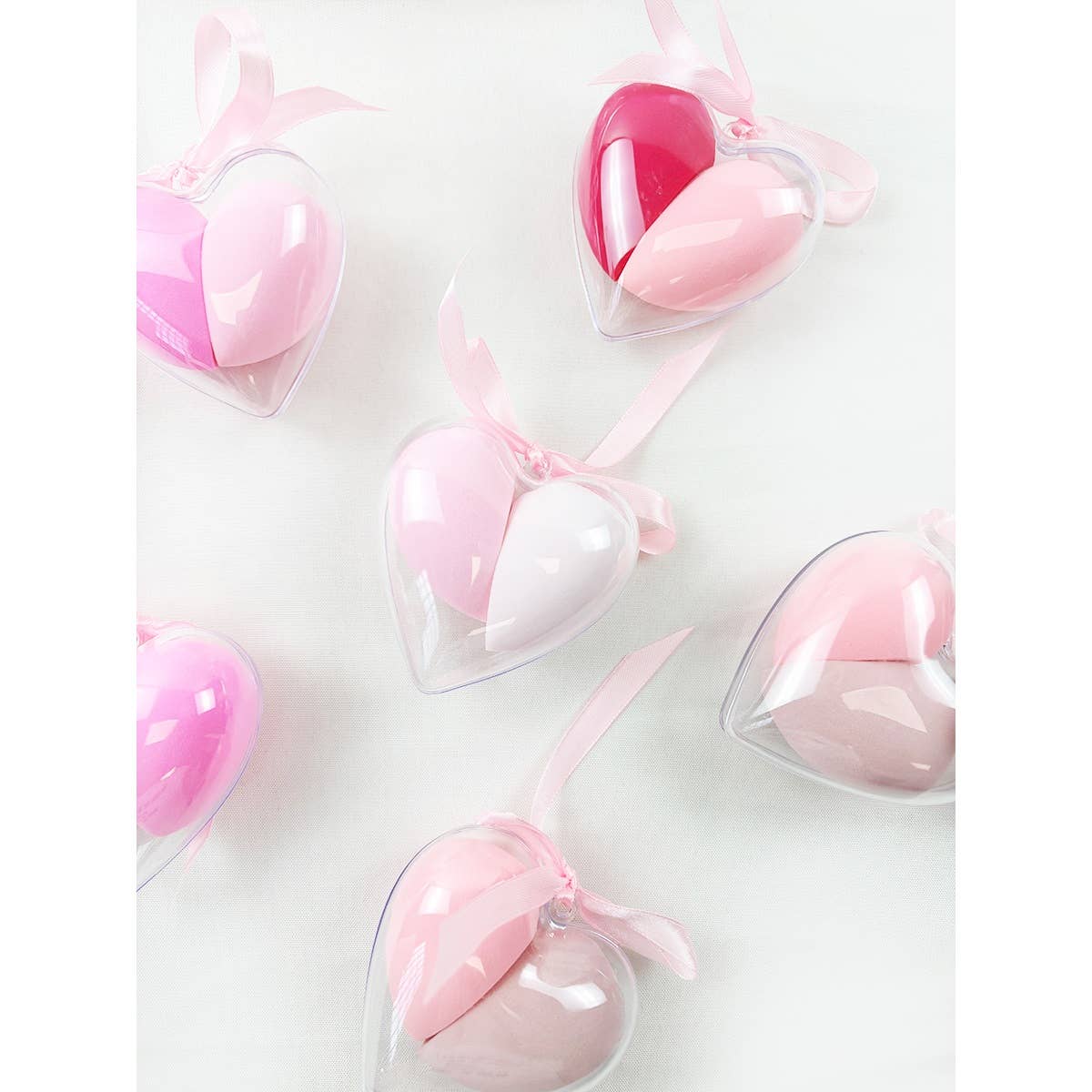 Heart Makeup Sponge Set