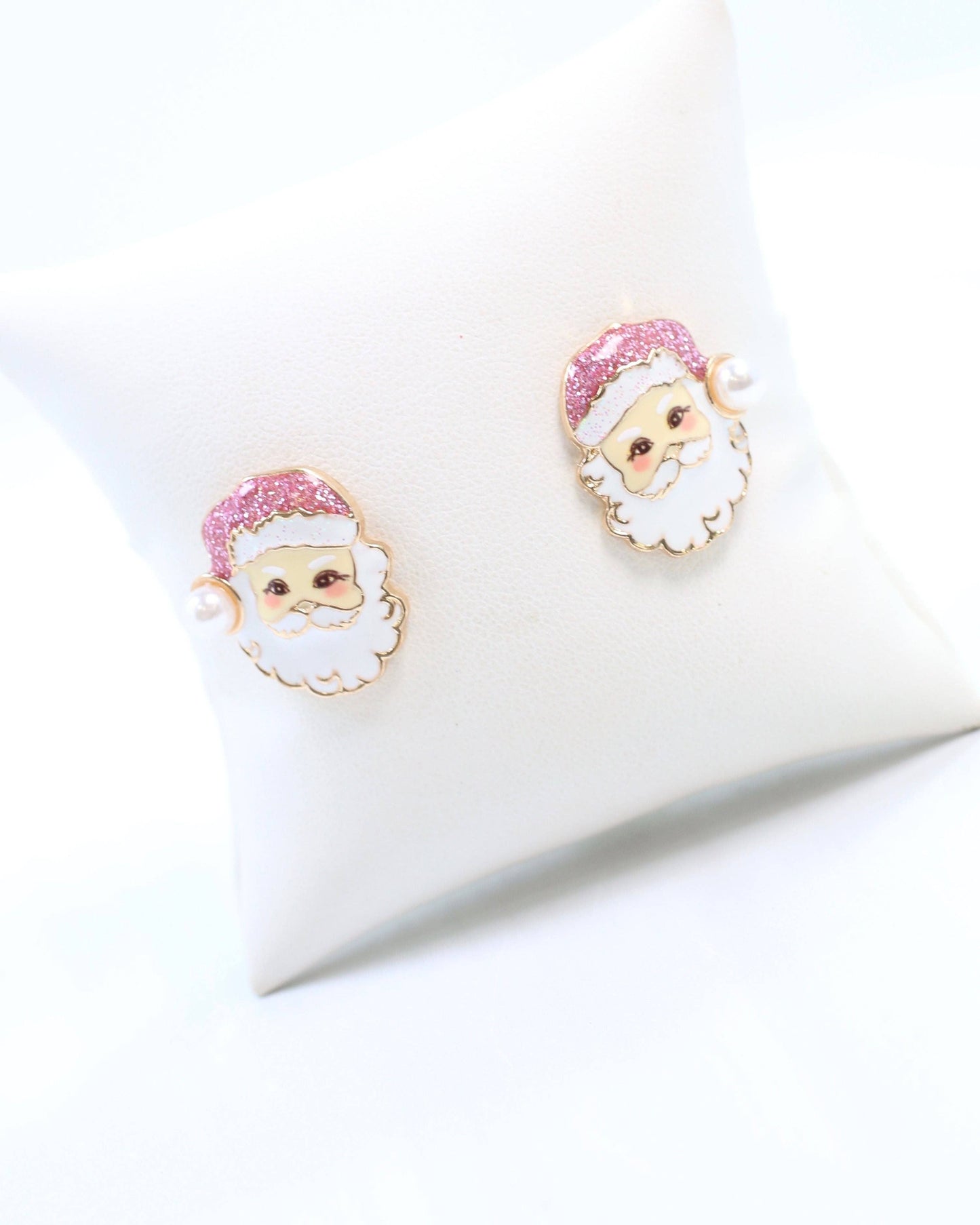 I Believe Santa Earring Pink