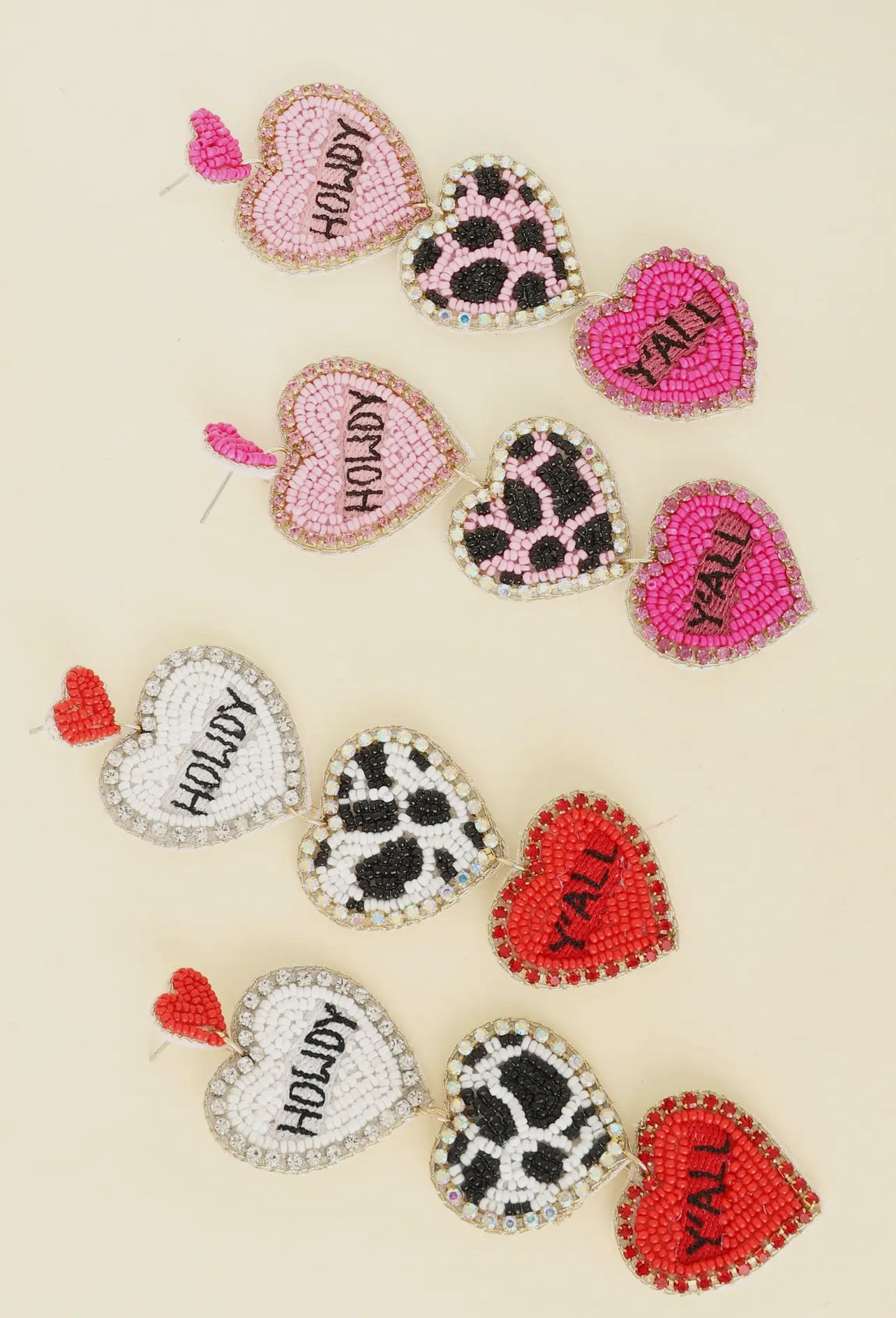 Howdy Message Earrings