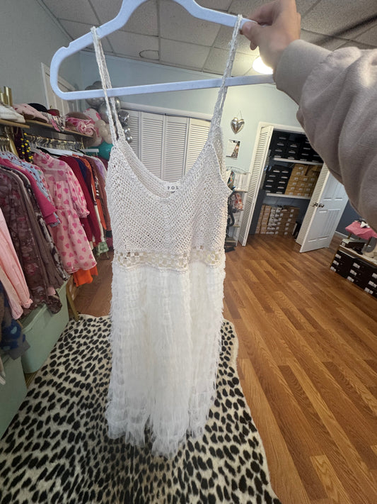 That Crochet Ruffle Dress