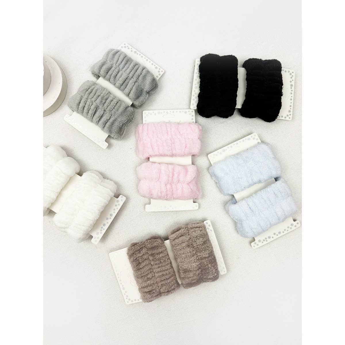 Neutral Tone Wrist Bands Towel Set
