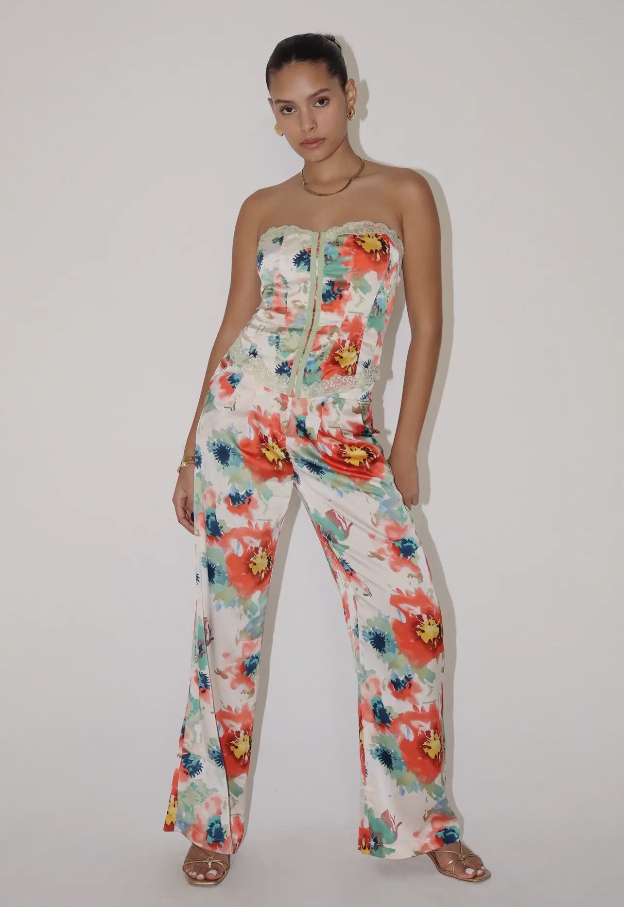 Floral Trouser Pants