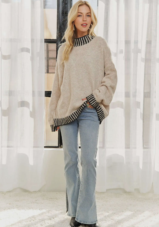 Oatmeal Oversized Sweater