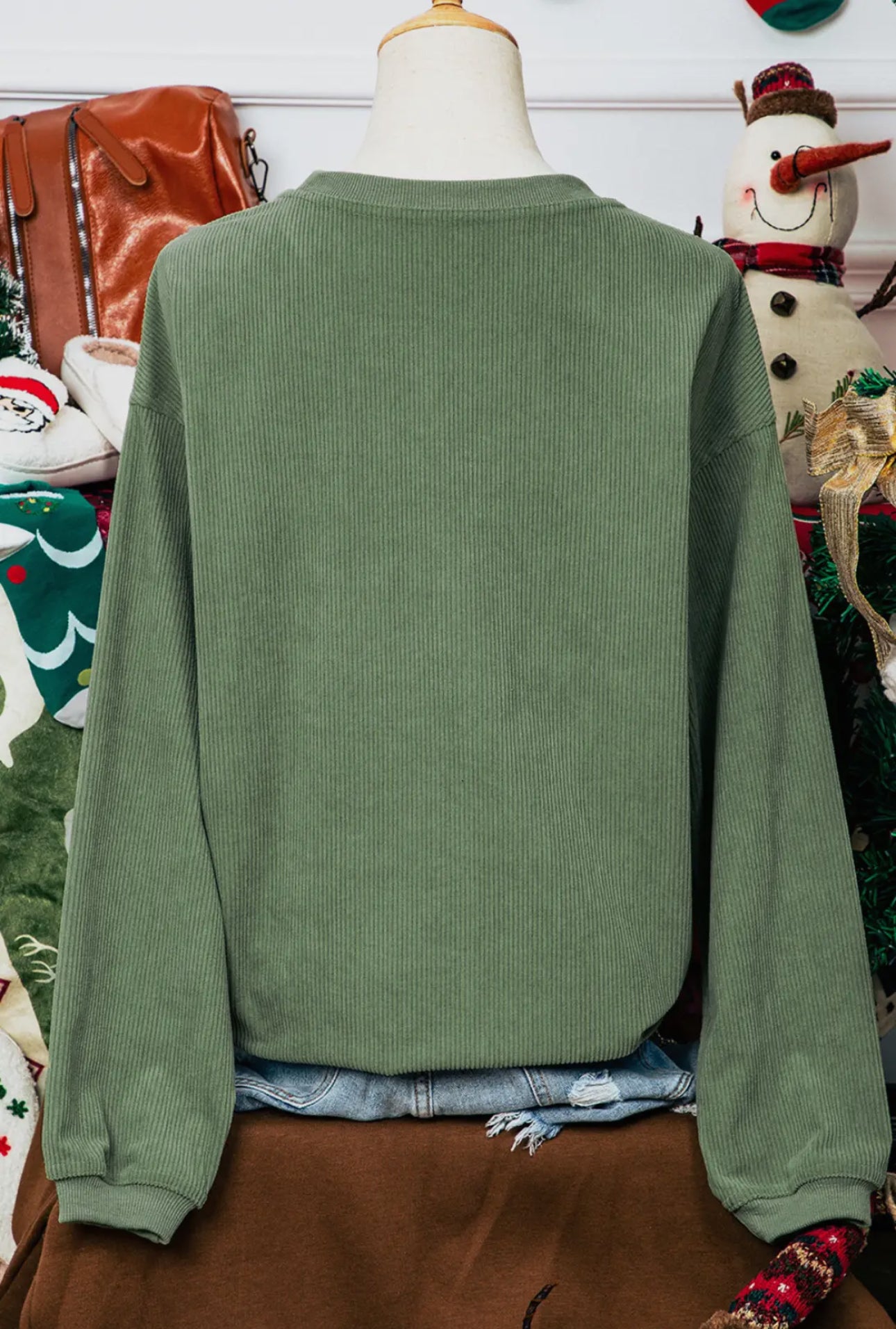 Corduroy Merry Sweatshirt