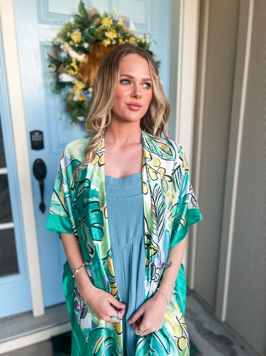 Take Me To The Tropics Kimono