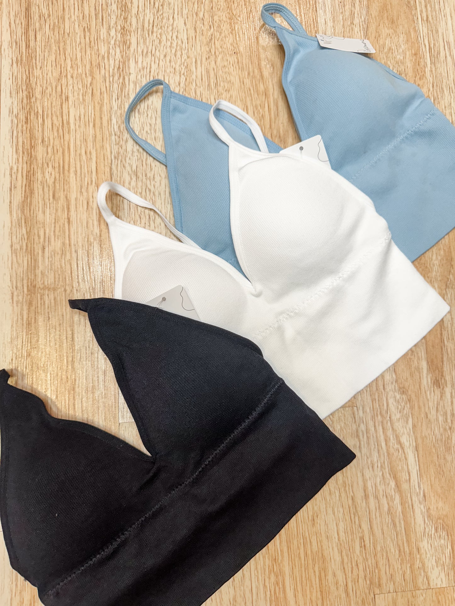 Ribbed Seamless Longline Bralette