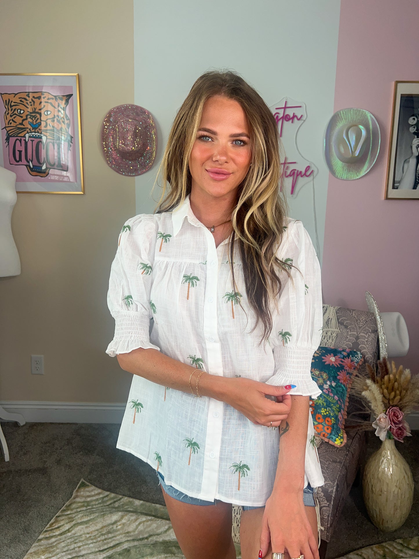 Palms Paradise Blouse