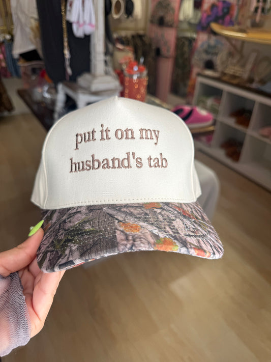 Camo Husbands Tab Hat