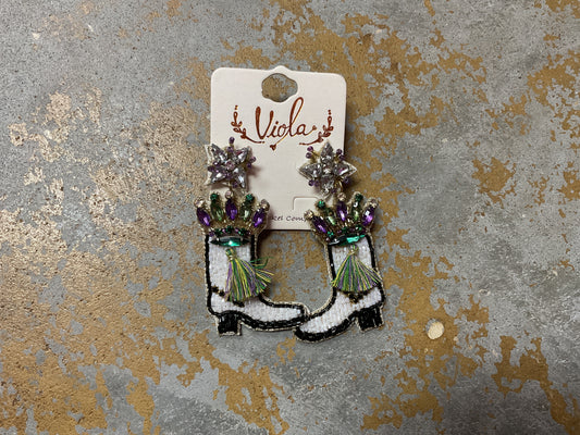 Mardi Boot Earrings