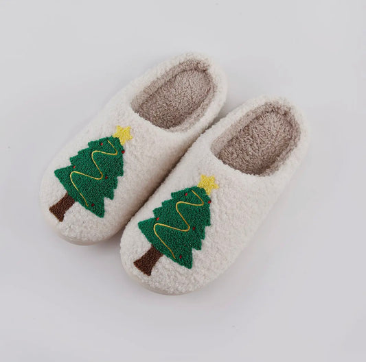 Christmas Tree Slippers
