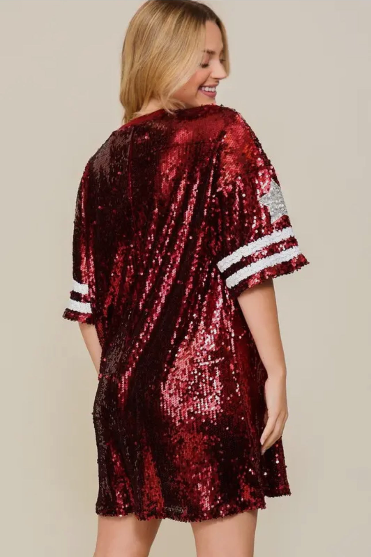 Sequin Game Day Dress