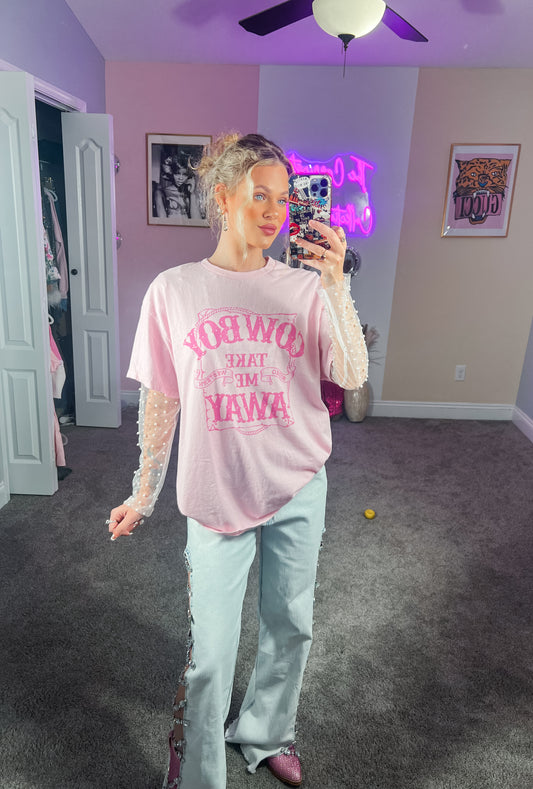 Take Me Away Oversized Tee