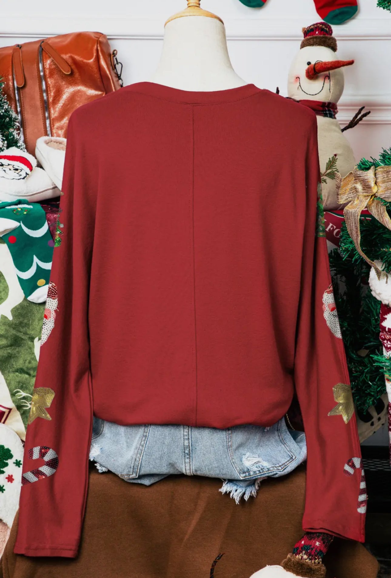 Santa Sequin Longsleeve