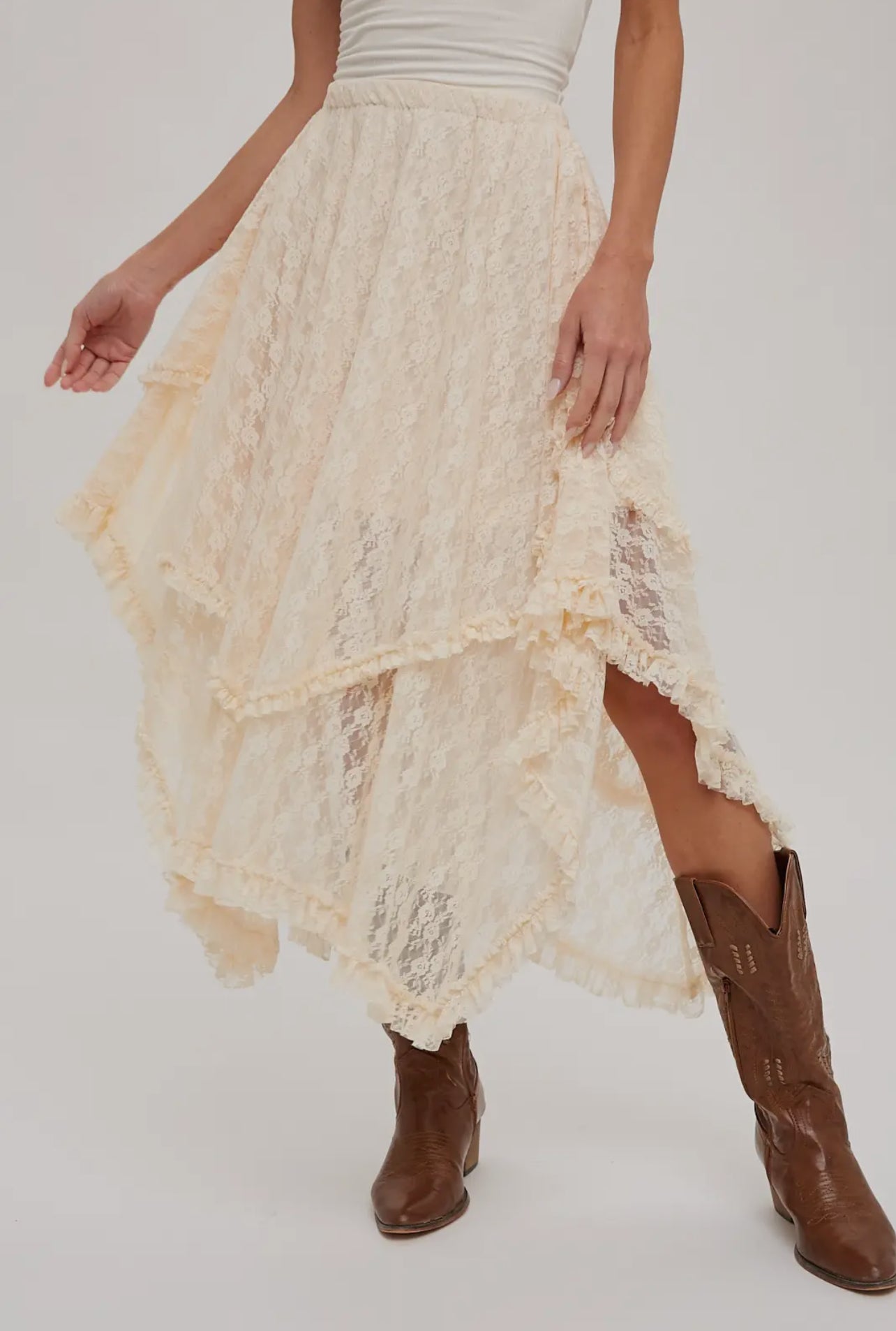 Cutest Lace Maxi Skirt