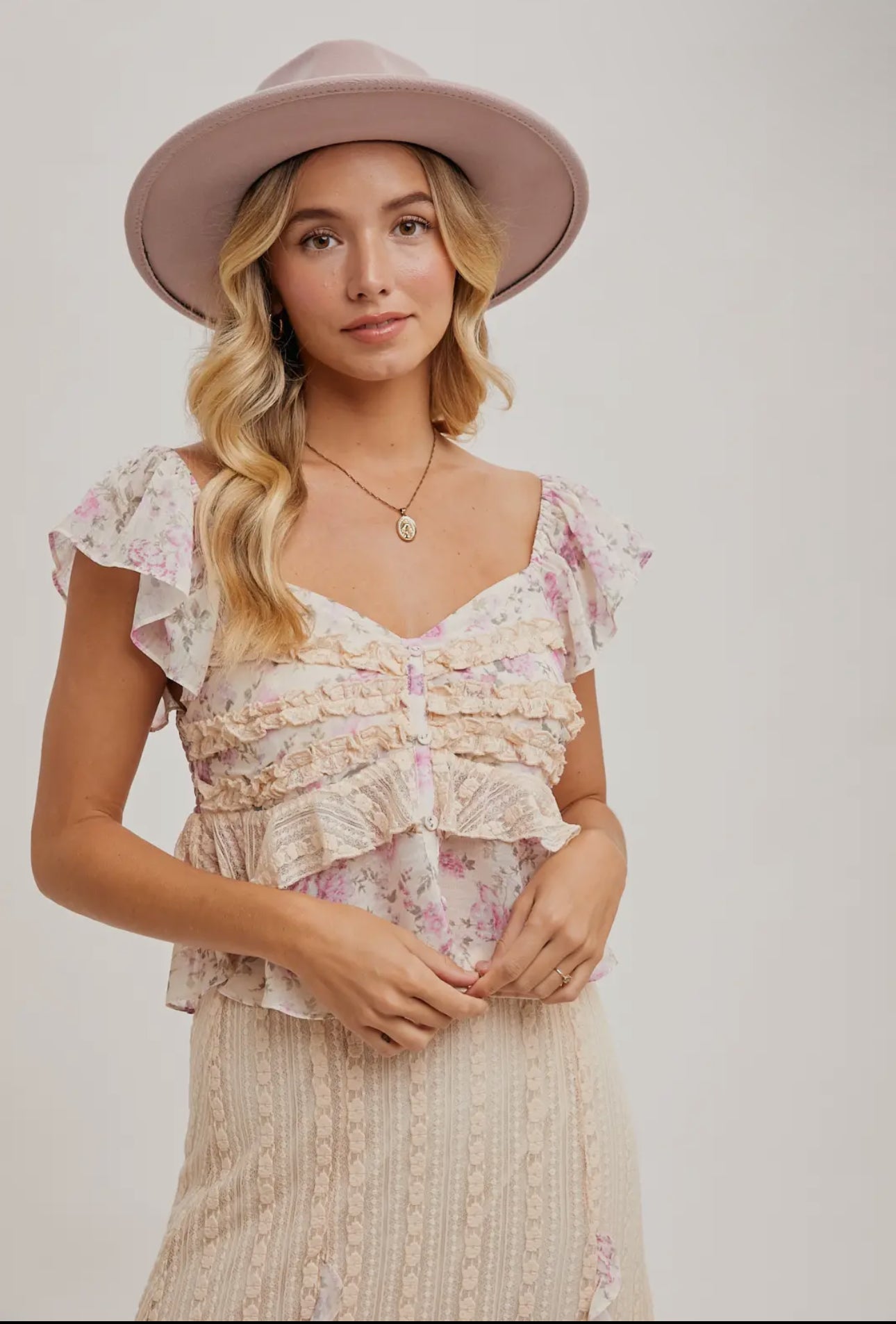 Flirty Lace Top