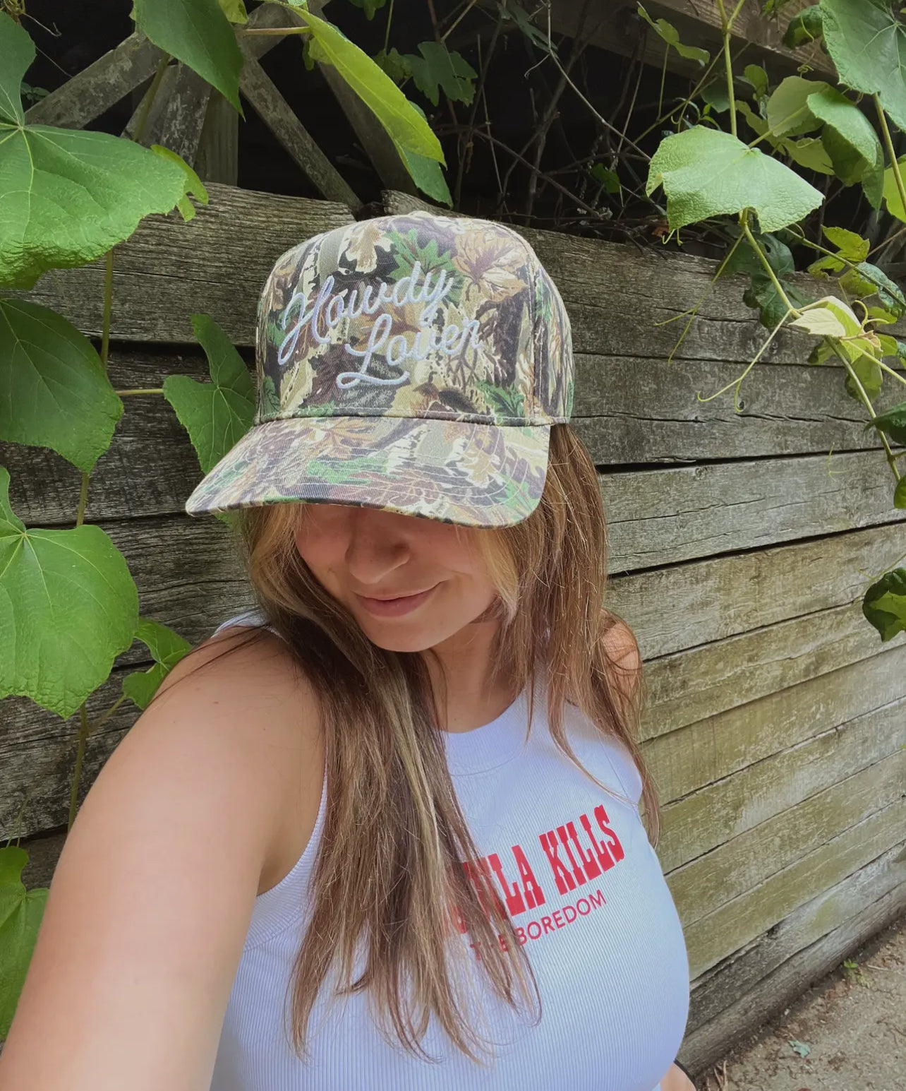 Howdy Lover Camo Hat